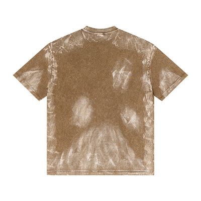Vintage Painted Baggy T Shirt 270gsm