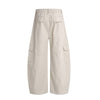 Vintage Multi-Pocket Curved Relaxed Pants
