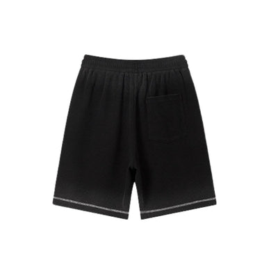Retro Bleached Ombre Streetwear Loose Fit Bermuda Shorts