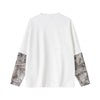 Branch Camouflage Sleeve Fleece Sweatshirt