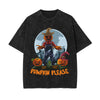 Pumpkin Please Graphic Washed Tee-INNBLAC