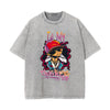 Streetwear Stone Wash Graphic Tee-INNBLAC