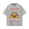 Beast Mode Graphic Stone Wash Tee-INNBLAC