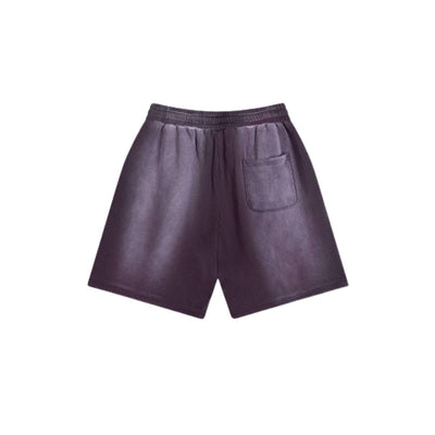 Distressed Spray Dyed Heavyweight Terry Sweat Shorts