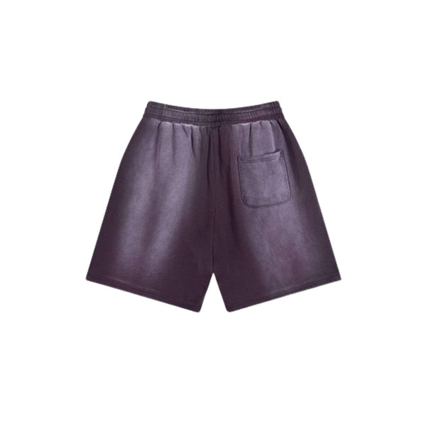 Distressed Spray Dyed Heavyweight Terry Sweat Shorts