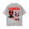 Metallic Streetwear Chrome Graphic Tee-INNBLAC