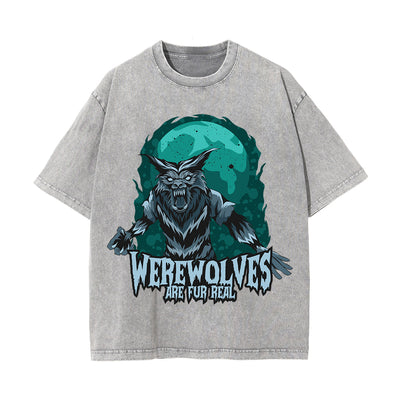 Werewolves Are Fur Real Graphic Tee-INNBLAC