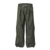 Striped Corduroy Patchwork Relaxed Fit Multi-Pocket Utility Cargo Pants