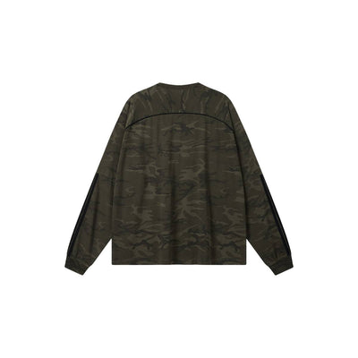 StreetwearCamouflage Loose Fit Long Sleeve T-Shirt