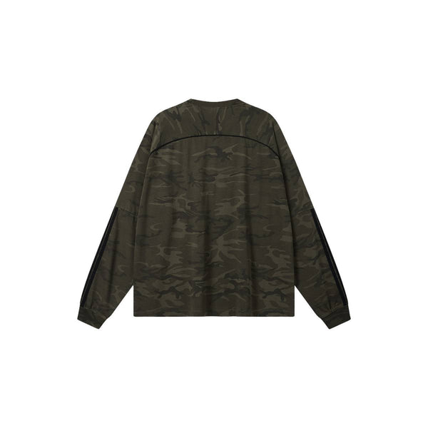 Streetwear  Camouflage Loose Fit Long Sleeve T-Shirt