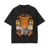 Time For Horror Graphic Washed Tee-INNBLAC