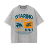 Staring Intently Streetwear Graphic Tee-INNBLAC