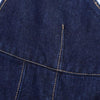 Halter Neck Denim Mini Flounce Dress