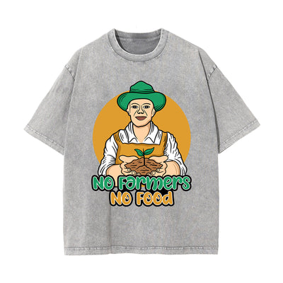 No Farmers No Food Graphic Tee-INNBLAC