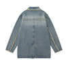 Vintage Hong Kong Chic Denim Blazer Jacket