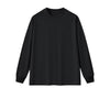 Solid Loose Fit Long-Sleeve Cotton T-Shirt 9.15oz