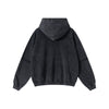 Two-Layer Sleeve Acid Washed Cotton Hoodie