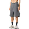 Knee-Length Fleece Baggy Sweatpants