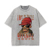 Streetwear Stone Wash Graphic Tee-INNBLAC