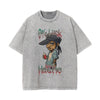 Streetwear Stone Wash Graphic Tee-INNBLAC