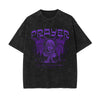 Prayer Christian Stone Wash Graphic Tee-INNBLAC
