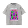 Virtual Hallway Washed Graphic Tee-INNBLAC