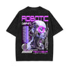 Robotic Futuristic Streetwear Graphic Tee-INNBLAC