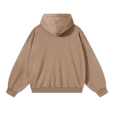 Vintage Washed Heavyweight Pullover Hoodie