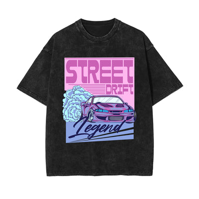 Street Drift Car Drift Graphic Tee-INNBLAC