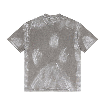 Vintage Painted Baggy T Shirt 270gsm