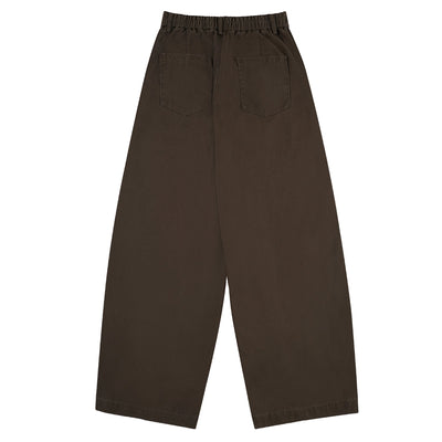 Relaxed Fit Wide Leg Casual Pants
