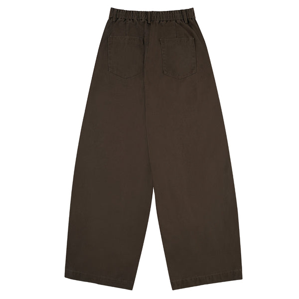 Relaxed Fit Wide Leg Casual Pants