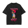 Streetwear Stone Wash Graphic Tee-INNBLAC