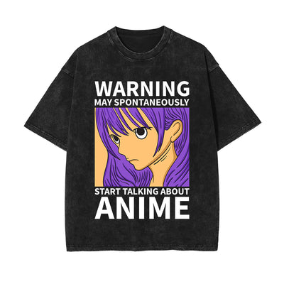 Start Talking About Anime Graphic Tee-INNBLAC
