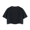 Snowflake Washed Boxy Cropped Cotton Tee 2026