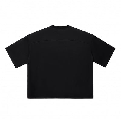 Boxy Retro Mesh Tech Knit Athletic Tee