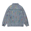 Colorful Tie-dye Vintage Loose Denim Jacket