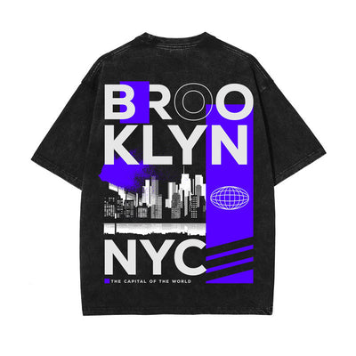 Brooklyn New York Urban Graphic Tee-INNBLAC