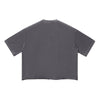 Washed Boxy Raw Hem Tee