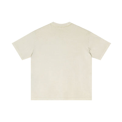 Vintage Wash Reverse T Shirt 275gsm