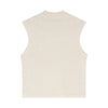 Sleeveless Raw Edge Reverse Tee 275gsm
