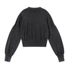 Vintage Snow Wash Cropped Cotton Knit Sweater