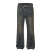 Wrinkle Wash Vintage Straight Jeans