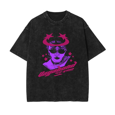 Vagabond Stone Wash Graphic Tee-INNBLAC
