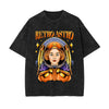 Retro Astro Washed Graphic Tee-INNBLAC