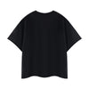 Snowflake Washed Raw Edge Boxy Cropped Tee