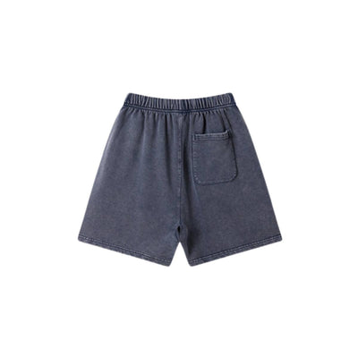 Vintage Fade Oversized Cotton Shorts