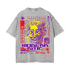 Modernistic Streetwear Graphic Stone Wash Tee-INNBLAC