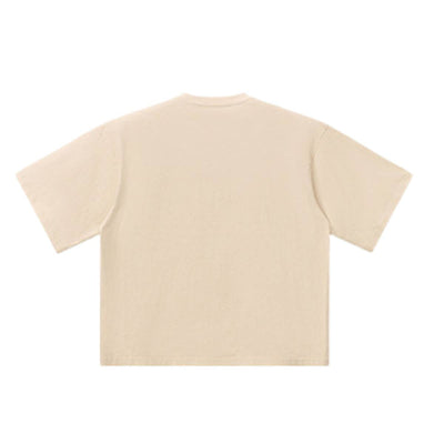 Mock Neck Oversized Vintage Tee