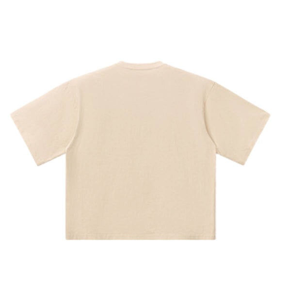 Mock Neck Oversized Vintage Tee